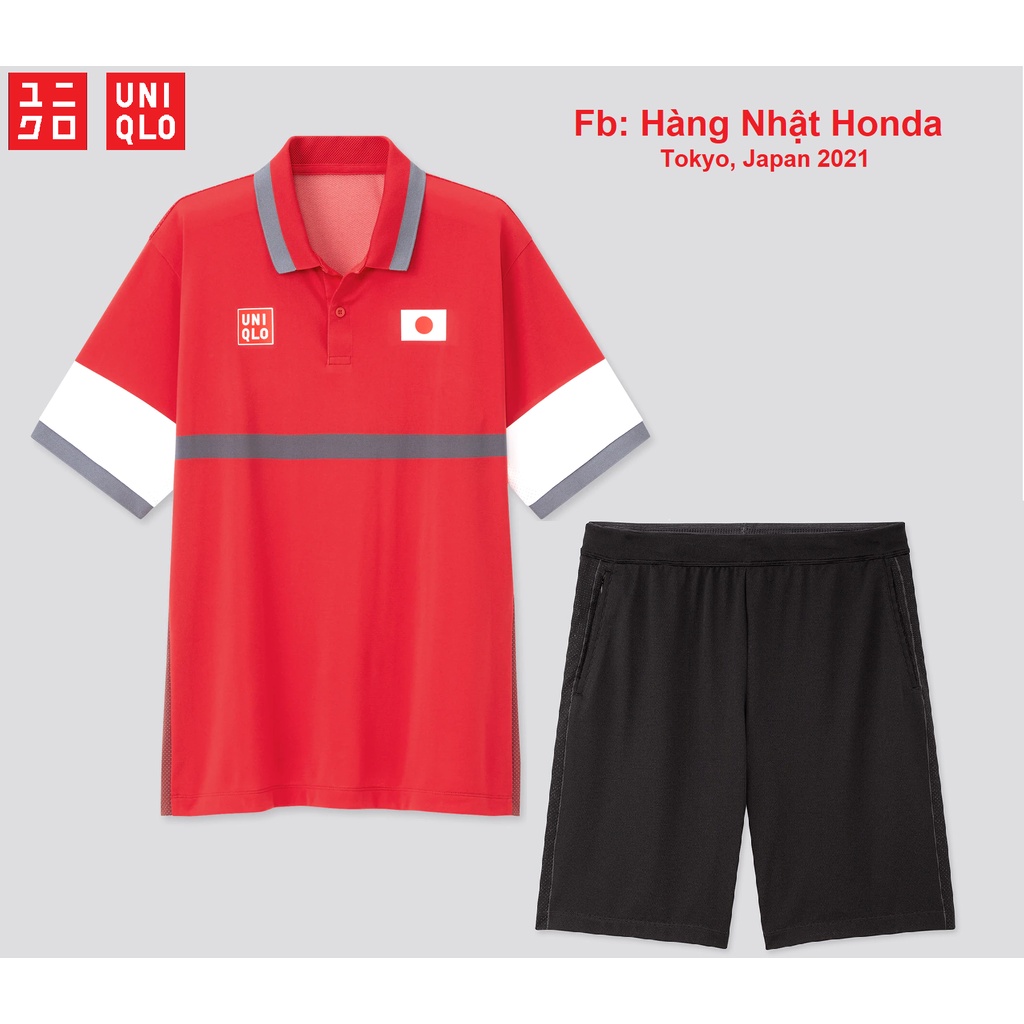 [Auth Uniqlo] Áo thể thao Tennis Uniqlo Kei Nishikori - Giải Nhật 2021