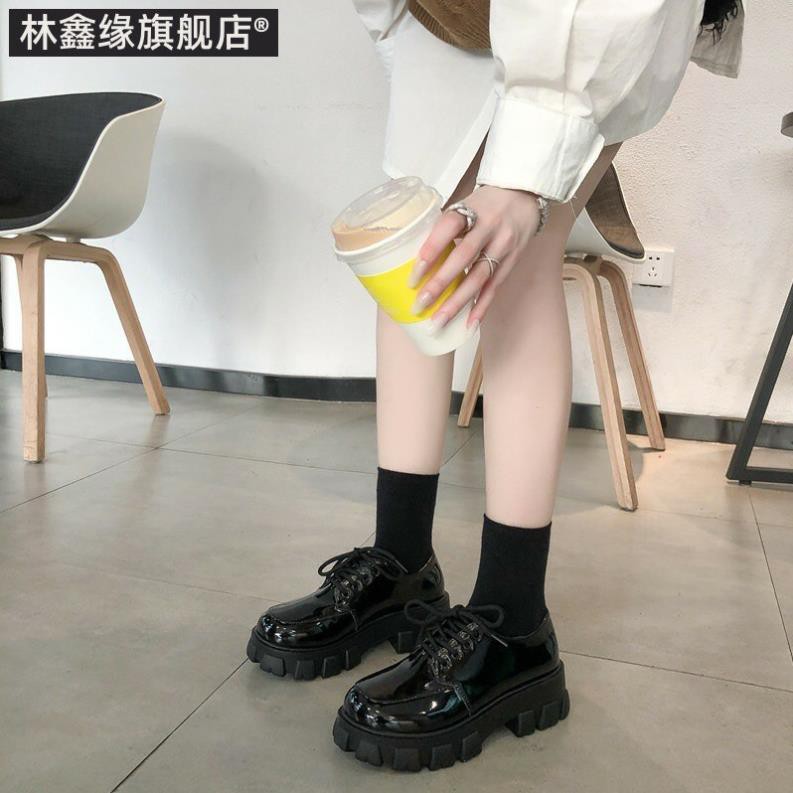 Giày Nữ ulzzang đế dày Gót Vuông  Phong Cách Hàn Quốc Cho nữ