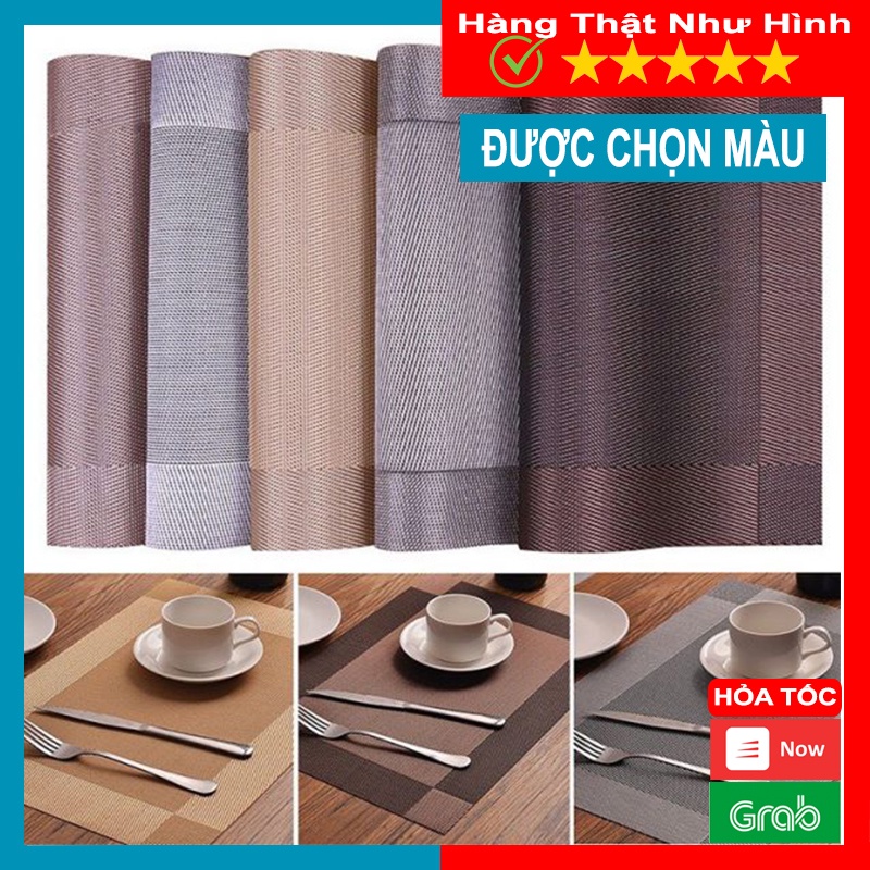 Tấm Lót Bàn Ăn Chống Trượt Cách Nhiệt, Không Thấm Nước, Dễ Vệ Sinh, Sang Trọng Trang Nhã Cao Cấp - MTDDT