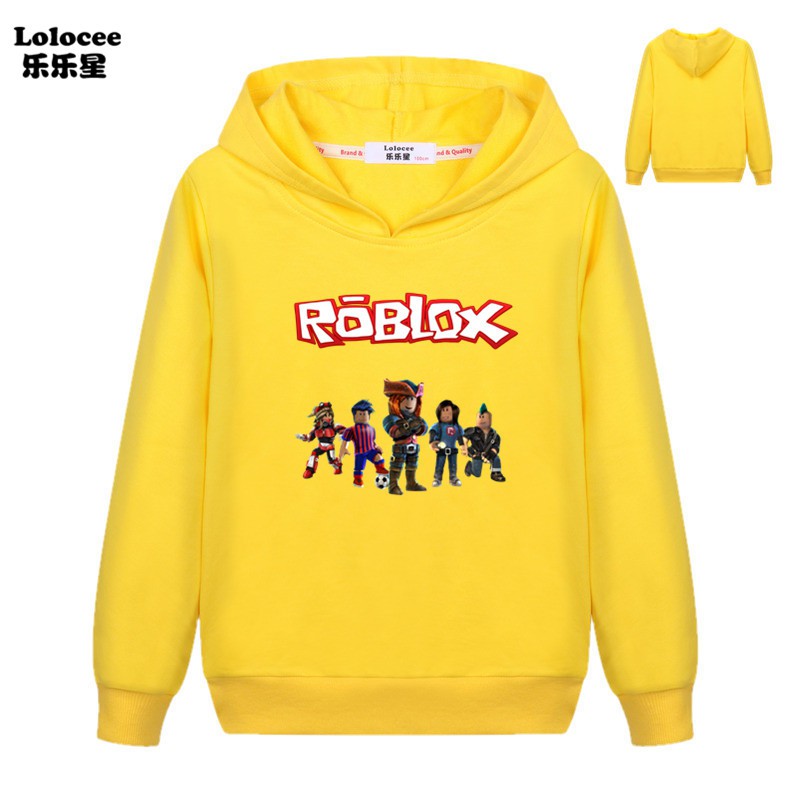 Áo Hoodie Dài Tay In Hình Roblox Cho Bé