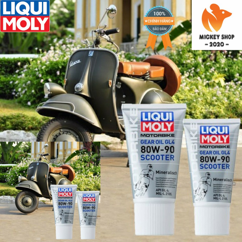 [YÊU THÍCH] COMBO Nhớt máy Liqui Moly Gen 5W30 1L và Nhớt láp Liqui Moly Gear 80W90 150ml