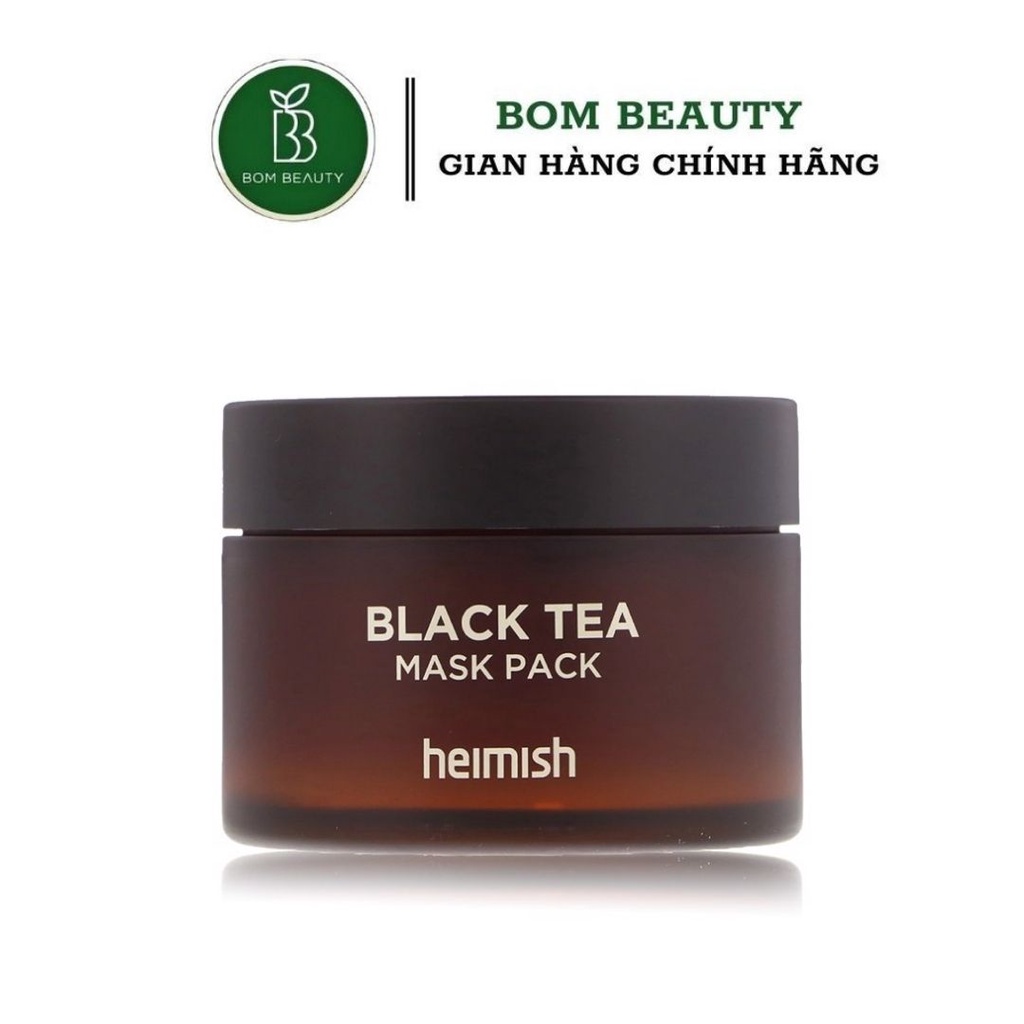 Mặt nạ dịu da &amp; dưỡng trắng trà đen Heimish Black Tea Mask Pack (110ml)