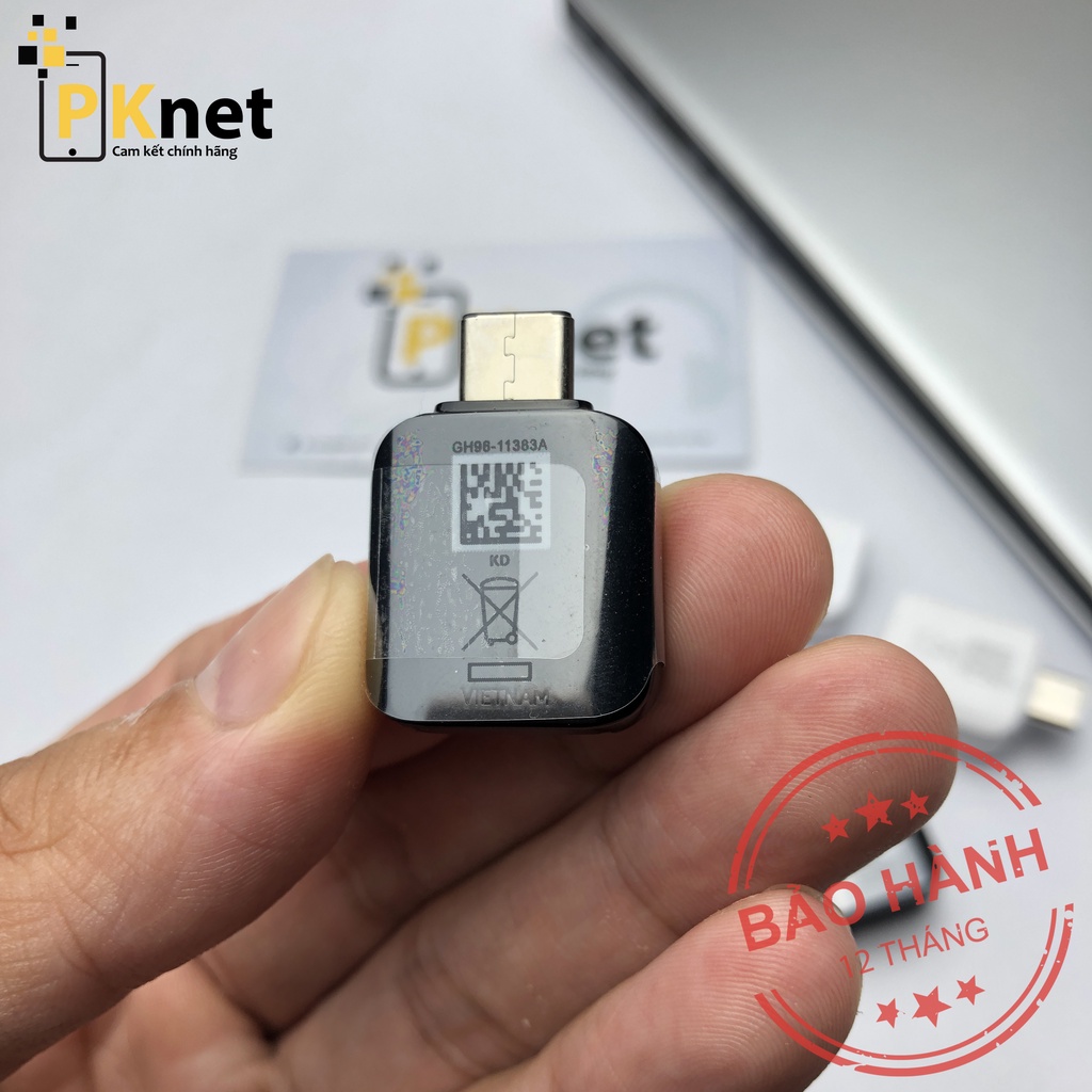 Đầu Chuyển Đổi USB OTG - cáp Type C, Chính Hãng Samsung Sản Xuất [Bảo hành 12 tháng]