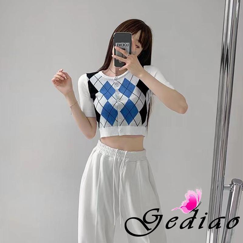 Áo Len Nữ Ngắn Tay Cổ Tròn Thời Trang | BigBuy360 - bigbuy360.vn