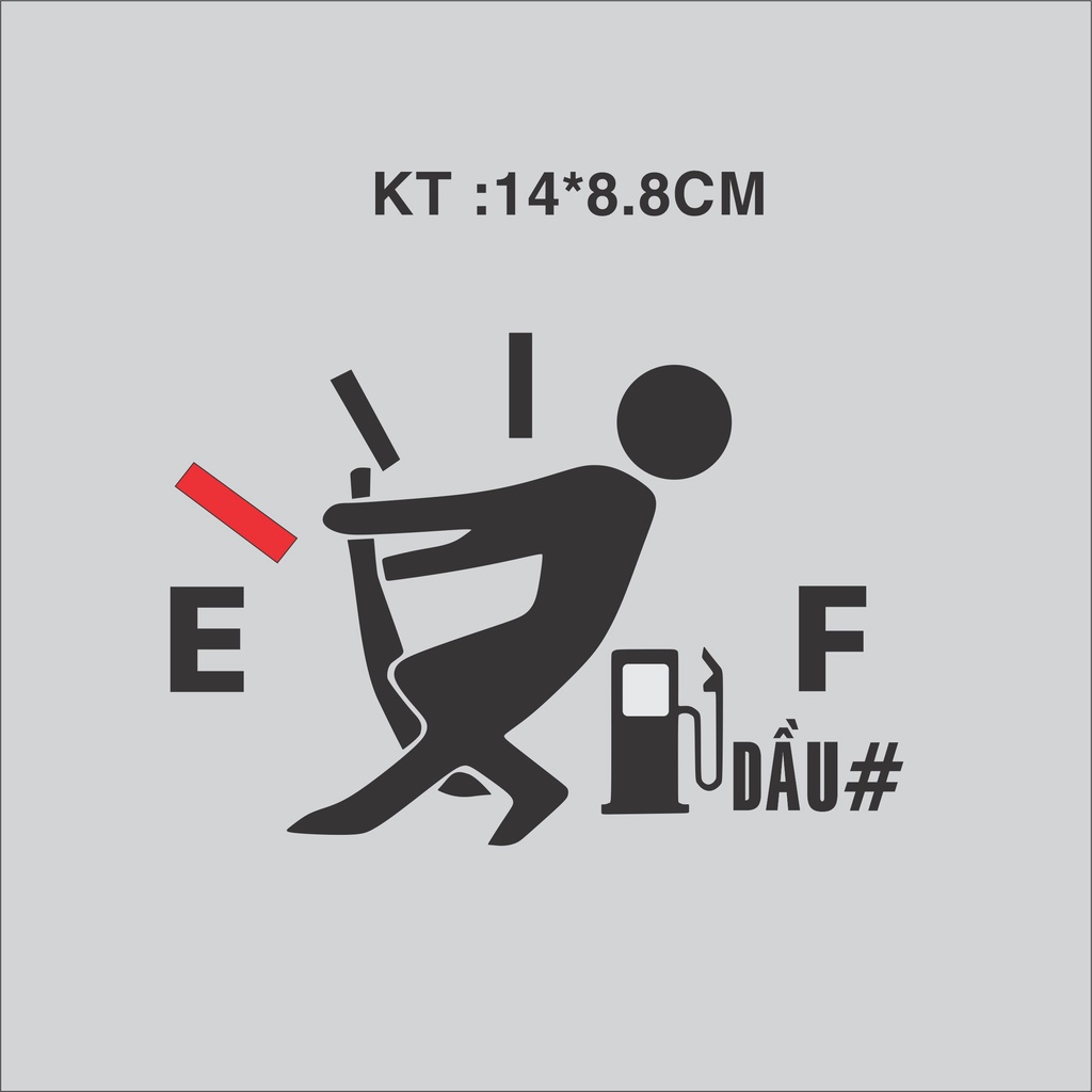Decal dán bình xăng xe hơi