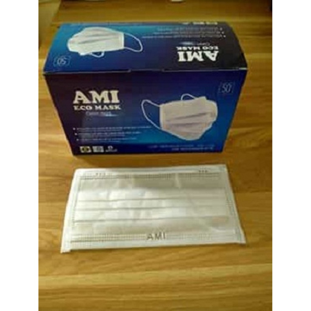 Khẩu trang y tế AMI mới 4 lớp kháng khuẩn  ( hộp 50 chiếc) | BigBuy360 - bigbuy360.vn