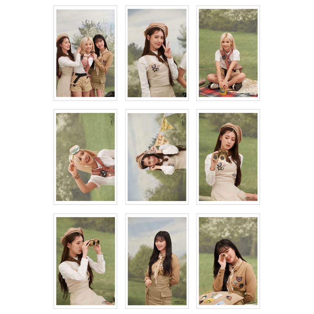Lomo Card Ảnh (G)-IDLE - SEASON GREETING 2020 ( 27 ảnh)
