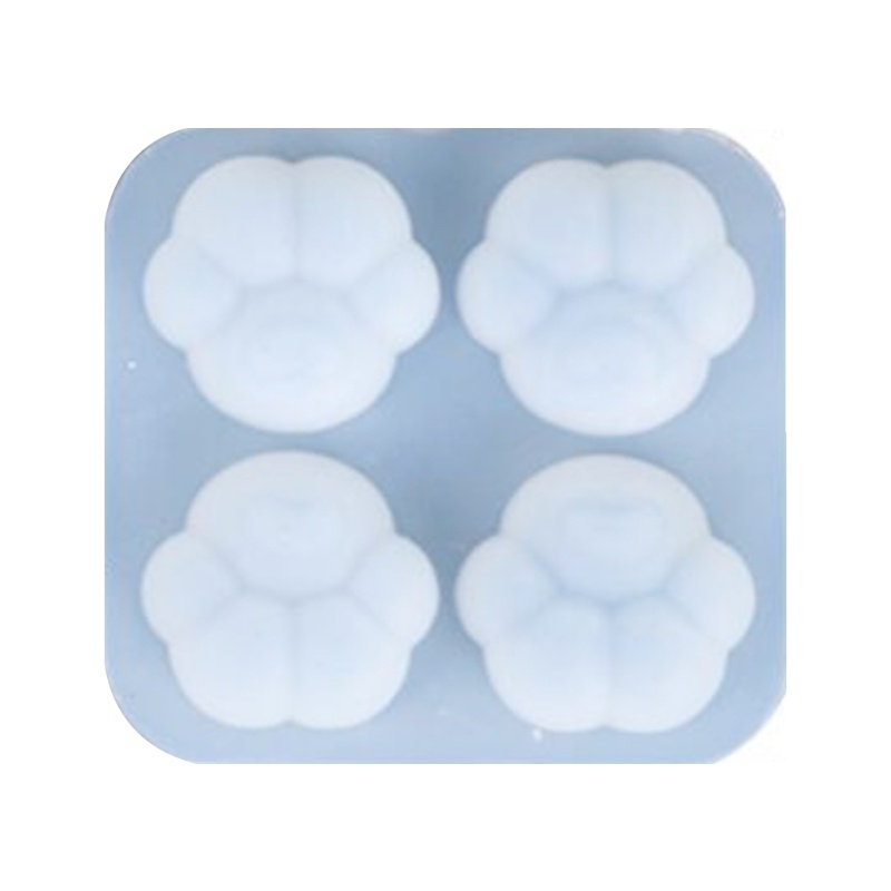 Khuôn Làm Bông Tai 4 Ngăn Hình Móng Vuốt Mèo Bằng Resin Epoxy Pha Lê Sáng Bóng