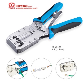 Kìm bấm mạng cat6 đa năng ht-2810r bấm hạt mạng cat6 1 mảnh, 2 mảnh, 3 mảnh