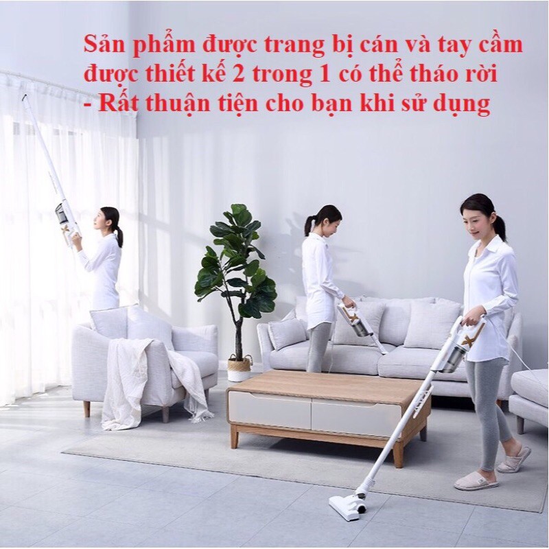 Máy hút bụi cầm tay YANGZI công suất 700w lực hút siêu mạnh hút sạch bụi mịn,lông chó mèo