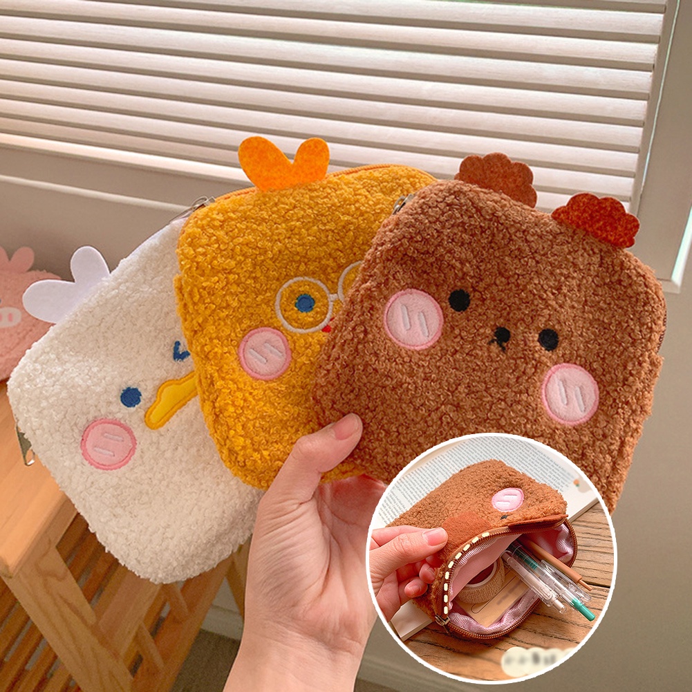 Túi Đựng Băng Vệ Sinh Mini Họa Tiết Hoạt Hình Xinh Xắn Dành Cho Nữ