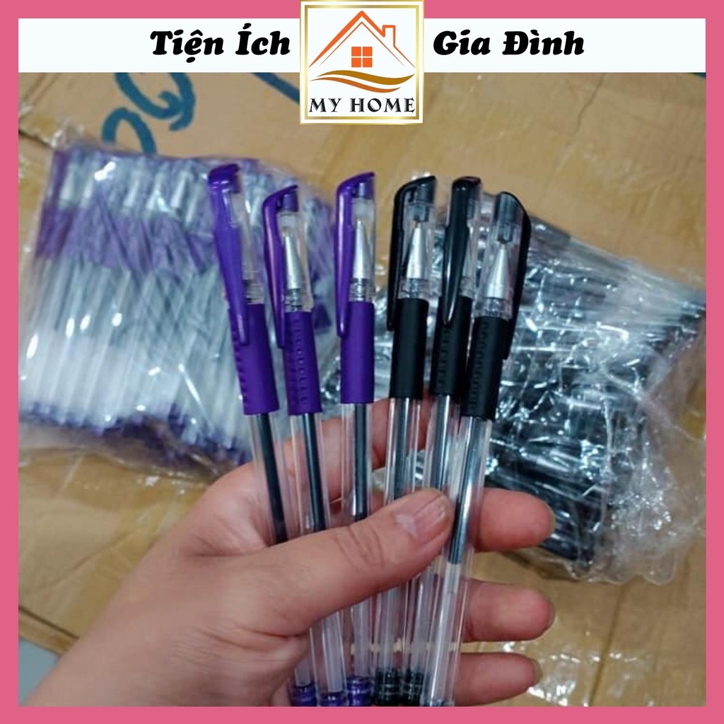 Bút bi mực nước ngòi kim 0.5mm, viết êm tay đều mực, đồ dùng văn phòng phẩm