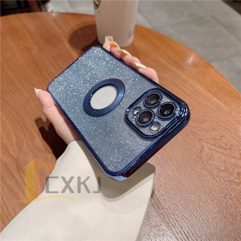 Ốp Điện Thoại Mềm Chống Sốc Mạ Viền 6D Cho iphone 11 12 13 pro max XR XS 7 8 plus