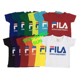 Áo thun fila tay ngắn bé trai và gái
