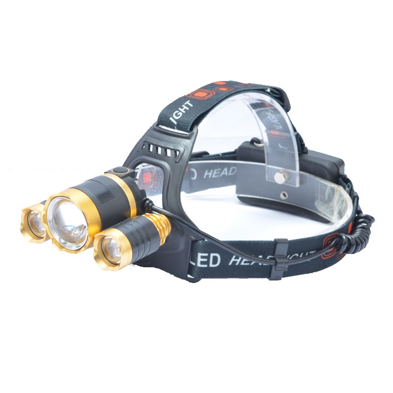 Đèn Pin Đội Đầu Đi Xe Máy, Đi Phượt Siêu Sáng HIGH POWER HEADLAMP T6