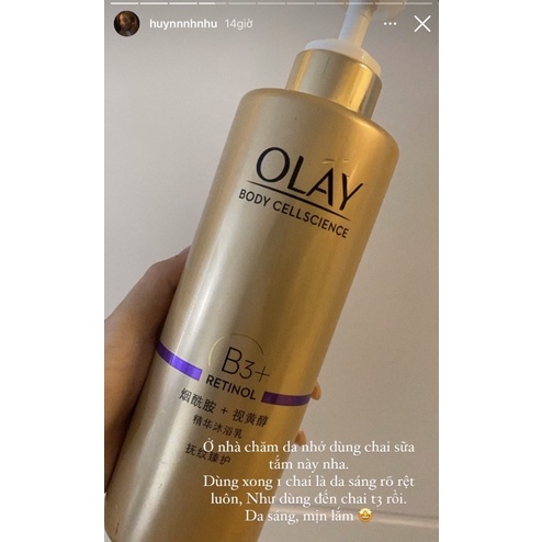 Sữa tắm Olay B3+Retinol 500ml (hàng chính hãng)