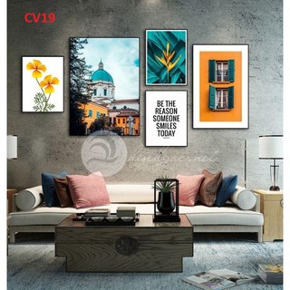 TRANH CANVAS, BỘ 3 TRANH CANVAS CAO CẤP