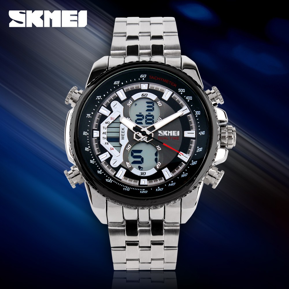 ĐỒNG HỒ NAM SKMEI 0993 DÂY THÉP CAO CẤP, KIỂU DÁNG MẠNH MẼ, NAM TÍNH Bán lẻ giá sỉ