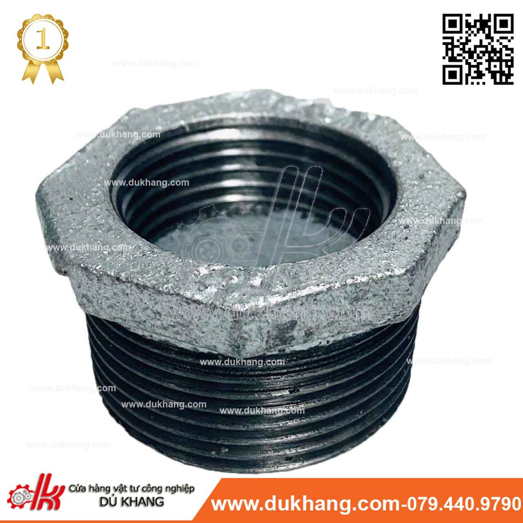 Cà ra sắt kẽm - Nối ren trong ren ngoài sắt kẽm