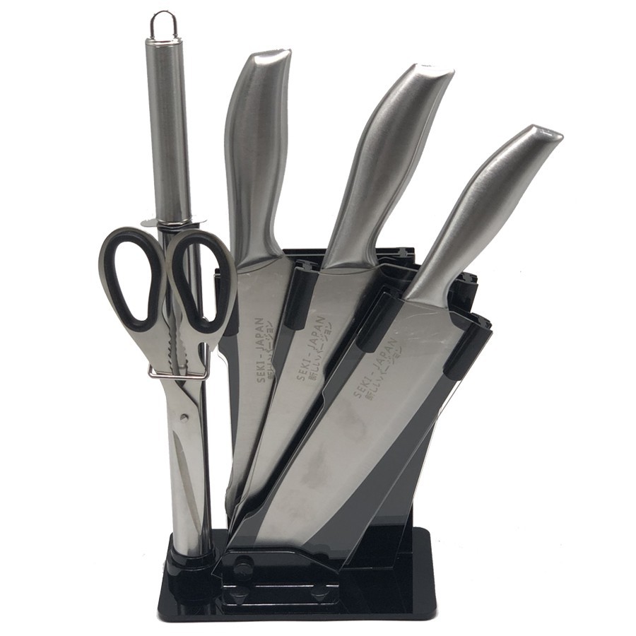 Bộ dao Nhật Bản 6 món 🔪 CHẤT LIỆU INOX CỨNG CÁP - BỀN ĐẸP🔪 Thiết Kế Thông Minh- Dễ Vệ Sinh