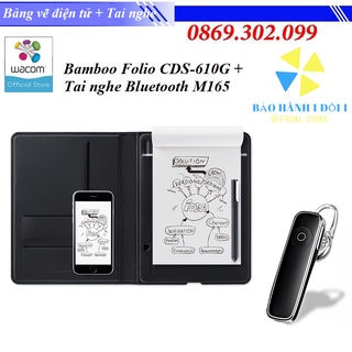 [ Chính hãng ] Combo Bảng vẽ Điện Tử Wacom Bamboo Folio CDS-610G + Tai Nghe Thể Thao Không Dây Bluetooth M165 thumbnail