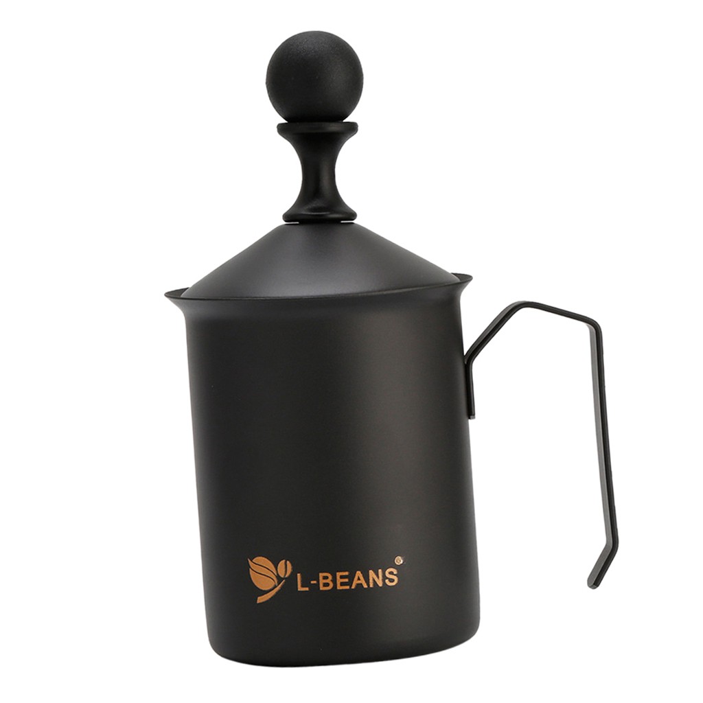 600ml Stainless Steel Mesh Coffee Milk Frother Foamer Milk Pump Creamer