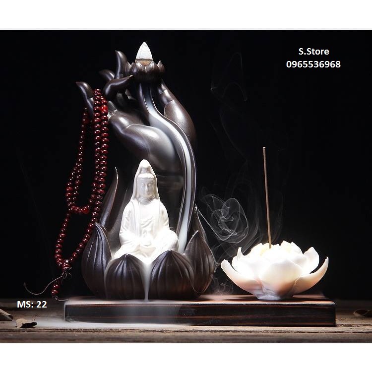 Thác Khói Trầm Hương - Thác Phật Thủ (tặng 10 nụ trầm hương nguyên chất)