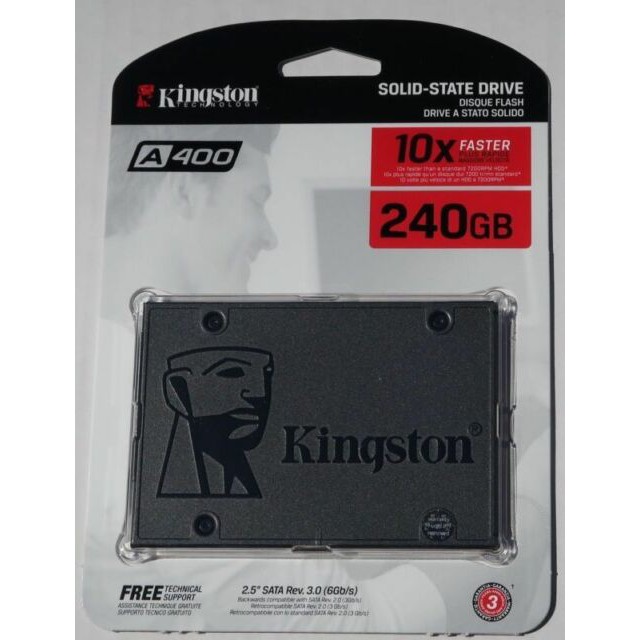 Ổ cứng SSD 240GB Kington A400 bảo hành 3 năm | BigBuy360 - bigbuy360.vn