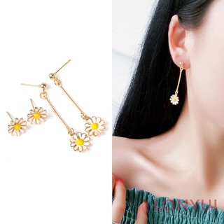 Khuyên Tai Thả Dài/Dạng Nụ Mặt Hoa Cúc Thời Trang Tùy Chọn X