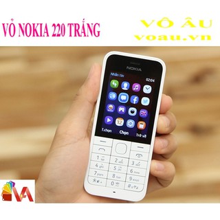 VỎ NOKIA 220 MÀU TRẮNG
