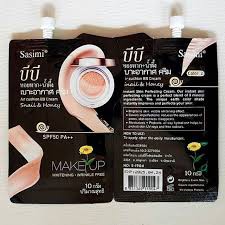Gói BB cream trang điểm Sasimi dưỡng chất Ốc sên và Mật ông dịu mát SPF 50 | BigBuy360 - bigbuy360.vn