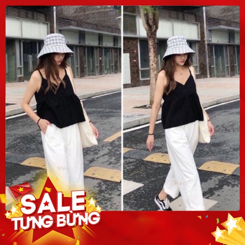 -Hàng nhập khẩu Quần đũi ống rộng cúc khoá chun lưng dáng lỡ kiểu Nhật Liên hệ mua hàng 084.209.1989