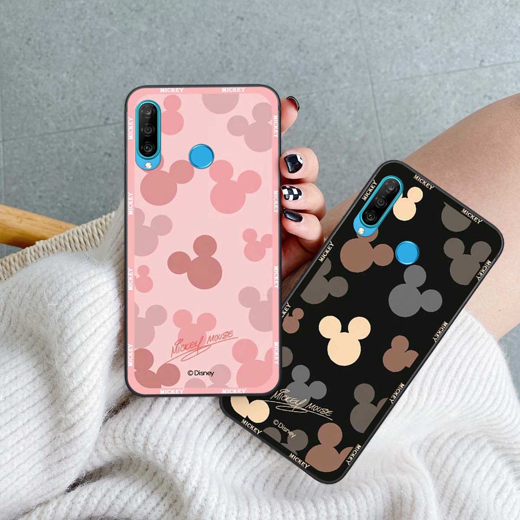 Ốp lưng điện thoại Huawei Nova 4e / P30 Lite hình mic key min nie mouse thời trang, vỏ ốp rẻ đẹp