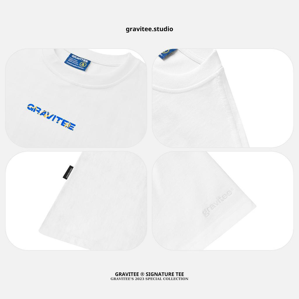 Áo thun Unisex Gravitee Signature/ White