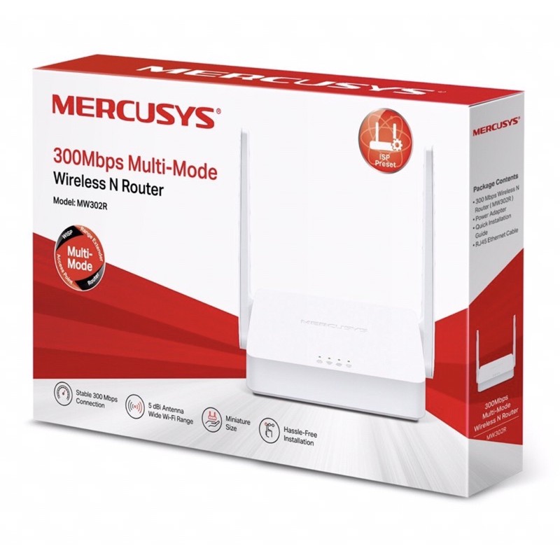 Bộ Phát Sóng Wifi Mercusys Mw302r 300mbps | BigBuy360 - bigbuy360.vn