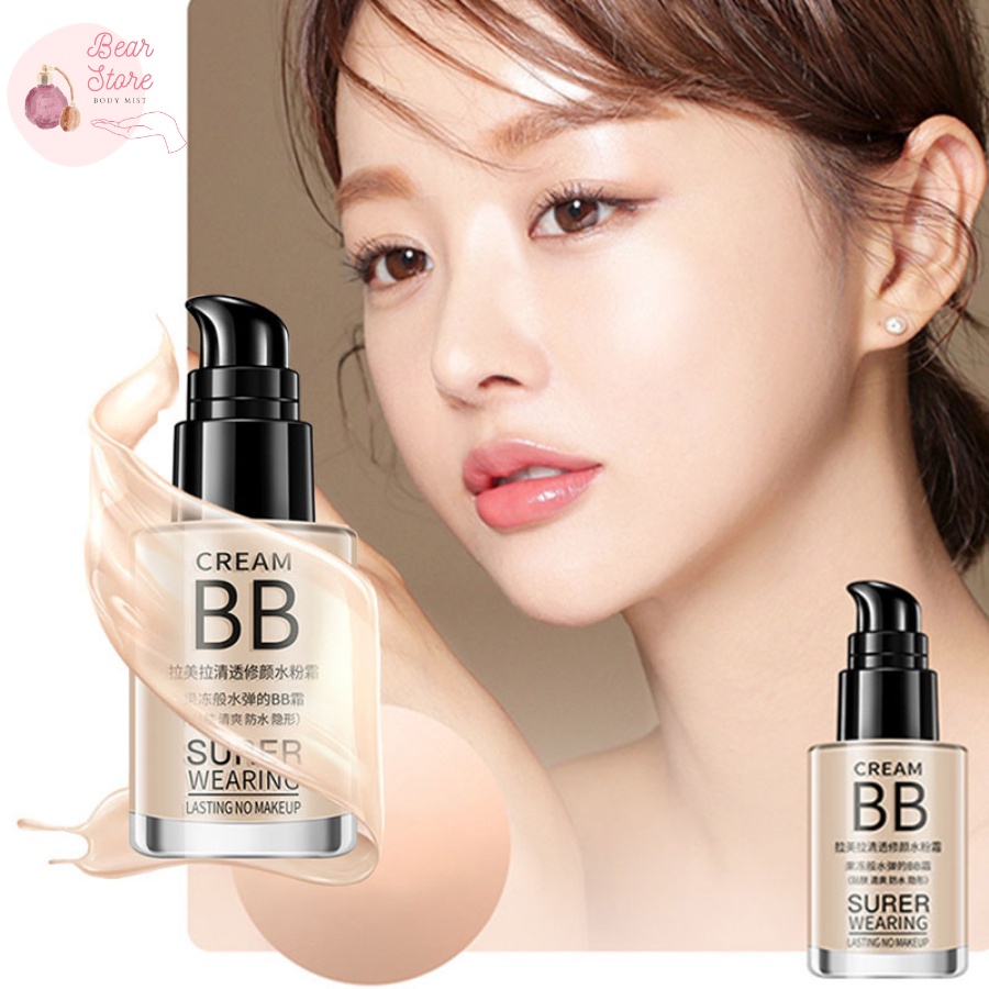 Kem Nền Lameila BB Cream Super Wearing Lasting No Makeup Che Khuyết Điểm 30ml