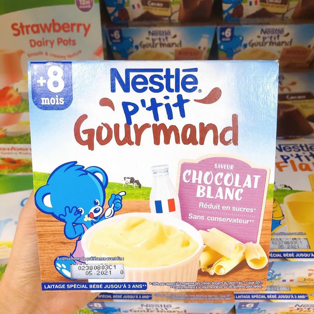 (BÁN LẺ) [DATE MỚI NHẤT] Váng sữa Nestle Pháp hủ lẻ