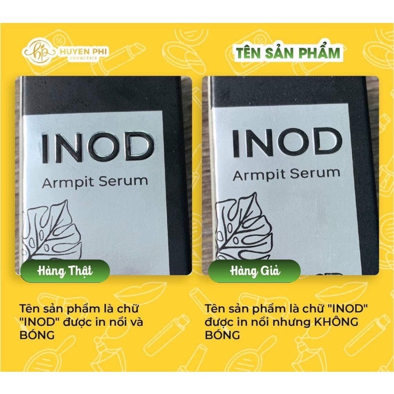 [CHÍNH HÃNG] Serum INOD Huyền Phi,Khử Hôi Nách Hôi Chân.