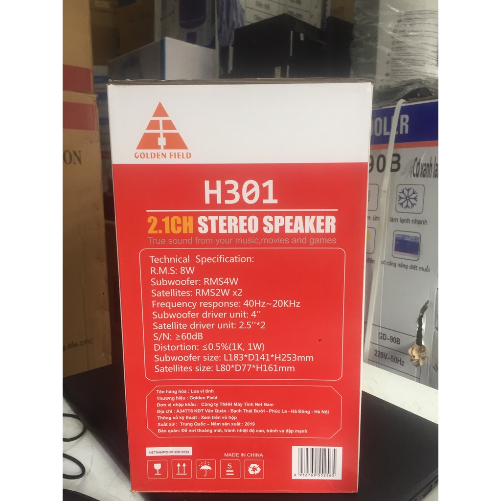 Loa chuyên dụng kết nối bluetooth,Loa Golden Field H301