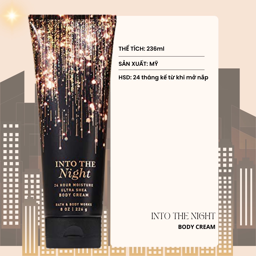Kem Dưỡng Da Bath & Body Works Into The Night 226ml