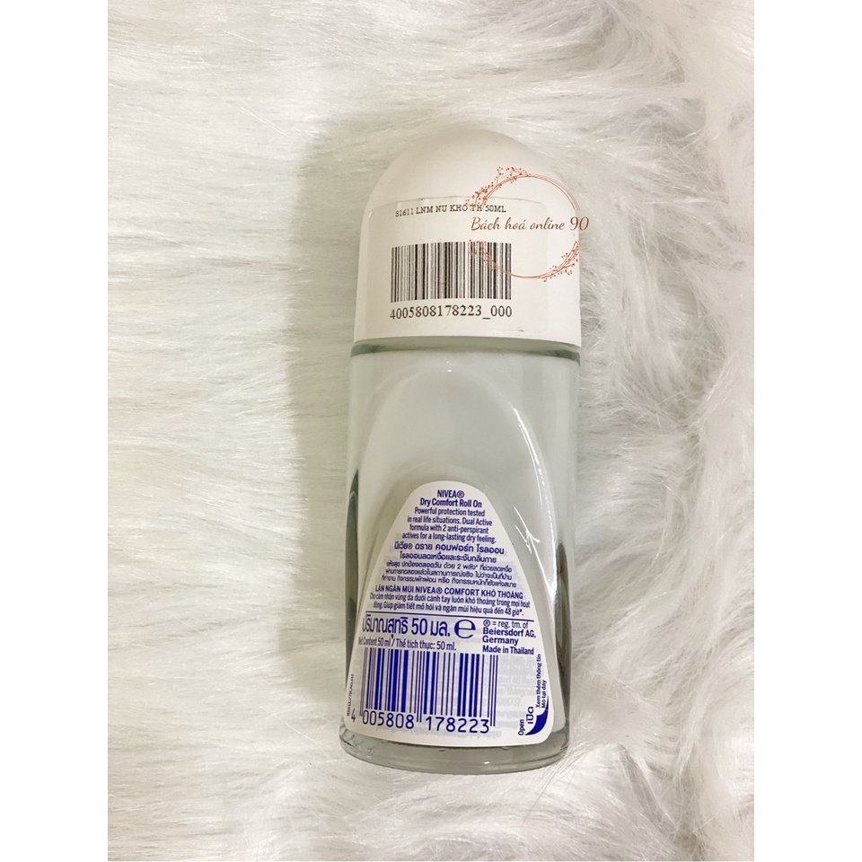 Lăn ngăn Mùi NIVEA 50ml Nữ