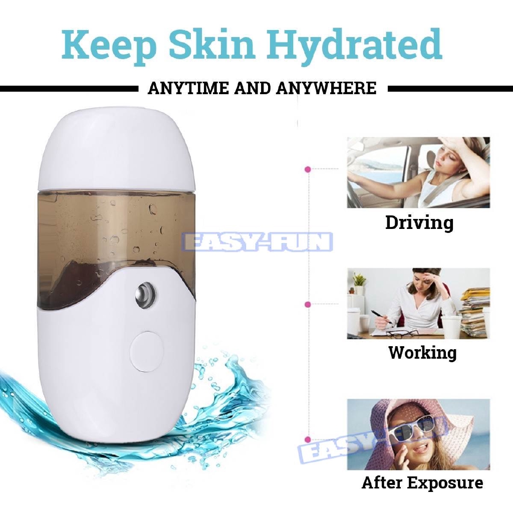 50ML !!!Máy Phun Sương Xông Hơi Mặt NaNo Mini Cầm Tay，Máy phun sương tạo ẩm mặt | BigBuy360 - bigbuy360.vn