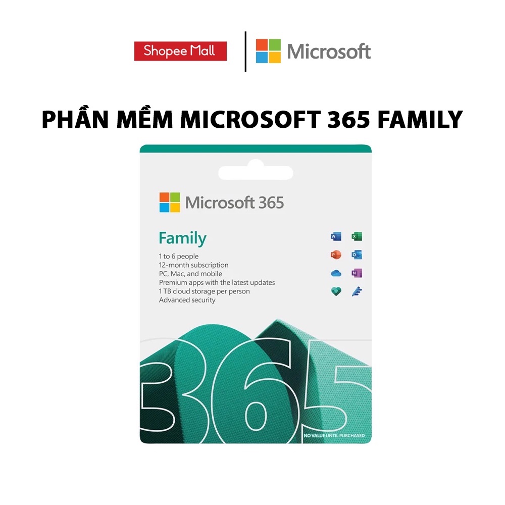 Phần mềm Microsoft Office 365 Family