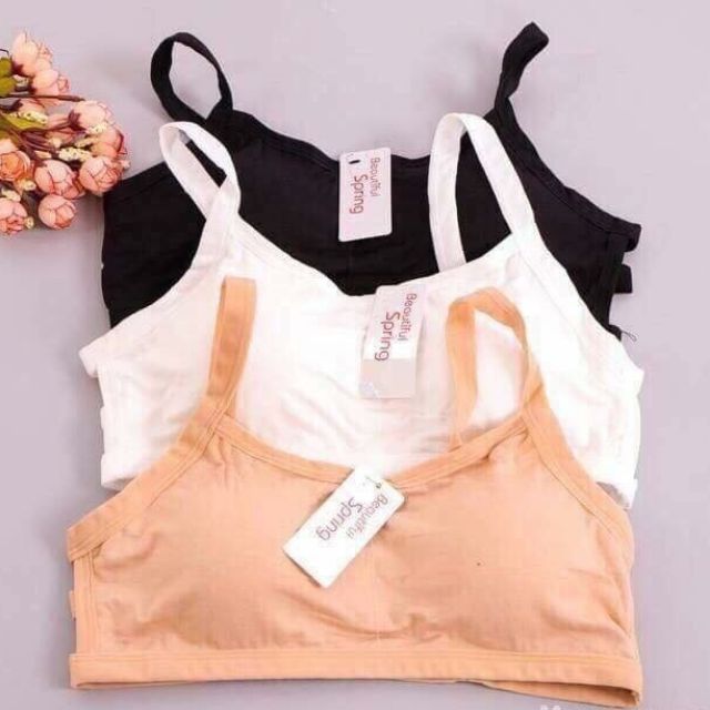 Combo 2 áo lót cotton nữ - áo lót học sinh