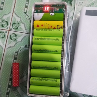box sạc dự phòng tự lắp 10 cell pin 18650 giá rẻ