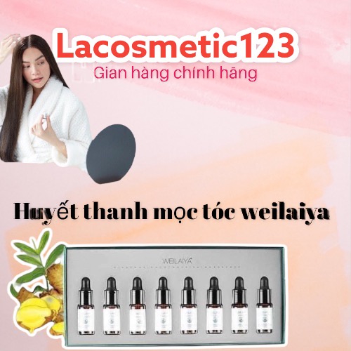 Huyết thanh Serum Weilaiya Hỗ Trợ Mọc Tóc Hiệu Quả Sau 12 Tuần sử dụng Chính Hãng Sẵn