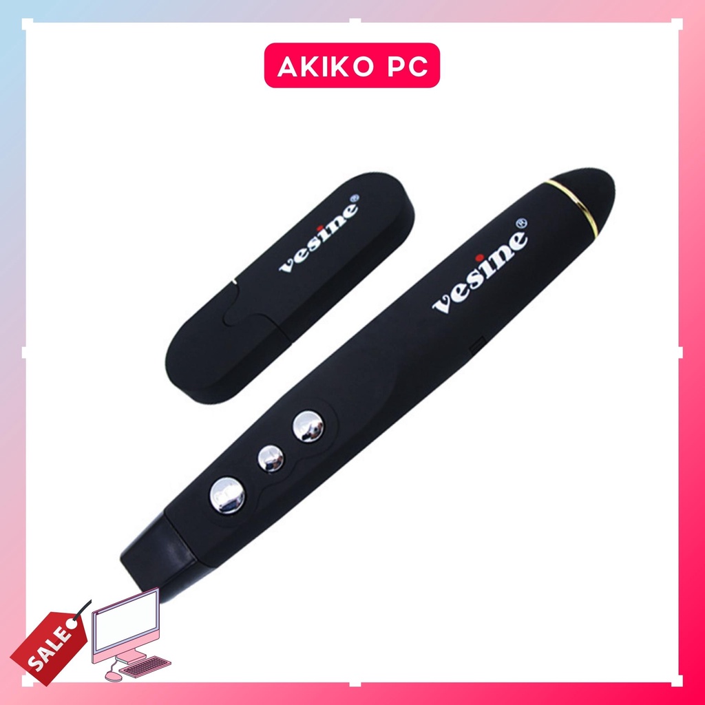 Bút trình chiếu slide Vesine Arigato VP101 Logitech R400 mới 100% bảo hành nhanh gọn tại AKIKO AKVP01