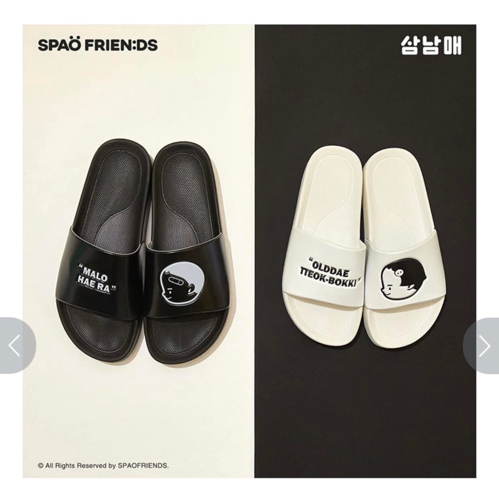 Dép SPAO FRIENDS Couple sale 80%
