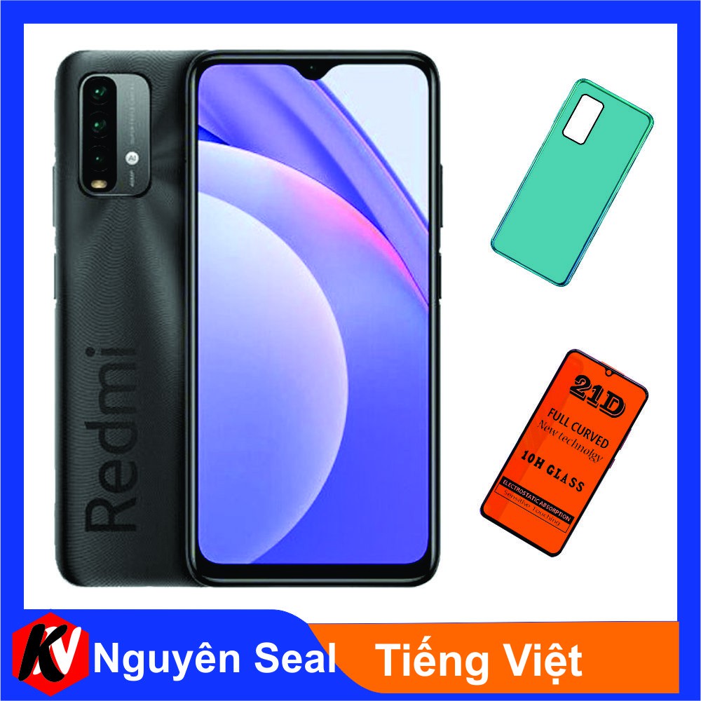 Điện thoại Xiaomi Redmi Note 9 4G LTE (4GB/128GB) + Cường lực full màn hình - Hàng Nhập Khẩu | BigBuy360 - bigbuy360.vn