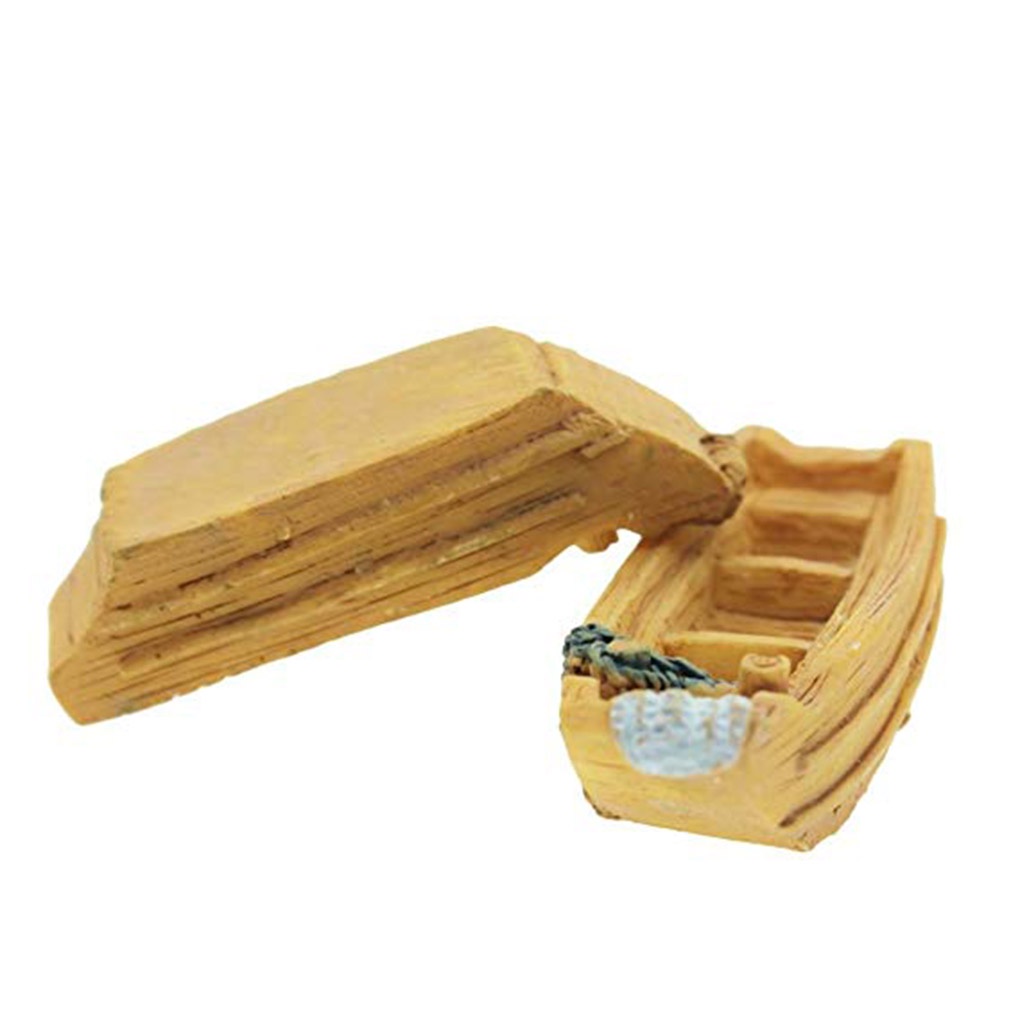 Mô hình chiếc thuyền bằng nhựa resin dùng trang trí tiểu cản